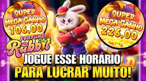 horário para jogar fortune rabbit